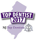 New Jersey Top Dentist 2017 award badge