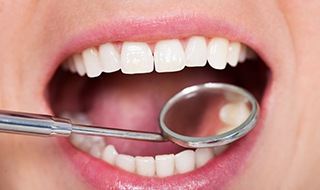 Patient at South Jersey Center for Dental Medicine getting a dental checkup